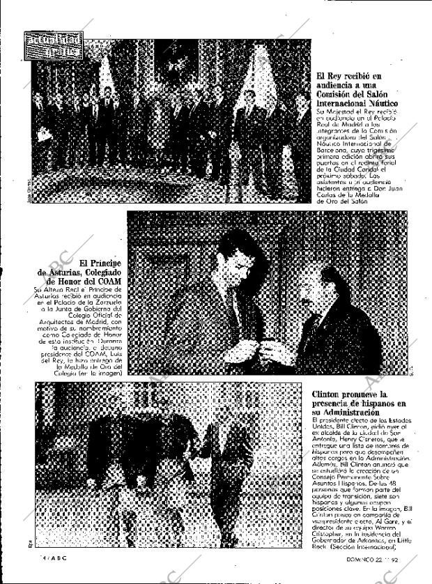 ABC MADRID 22-11-1992 página 14