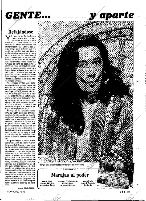 ABC MADRID 22-11-1992 página 147