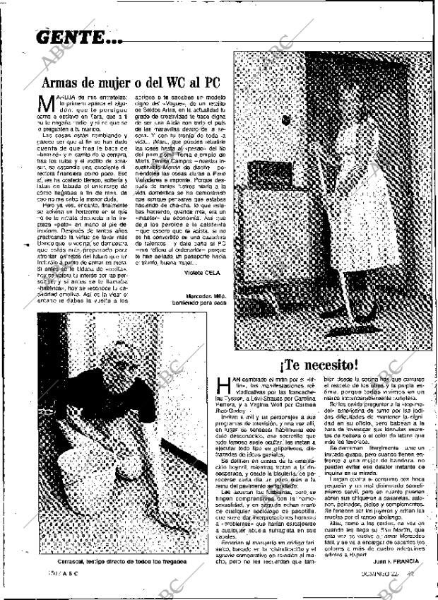 ABC MADRID 22-11-1992 página 150