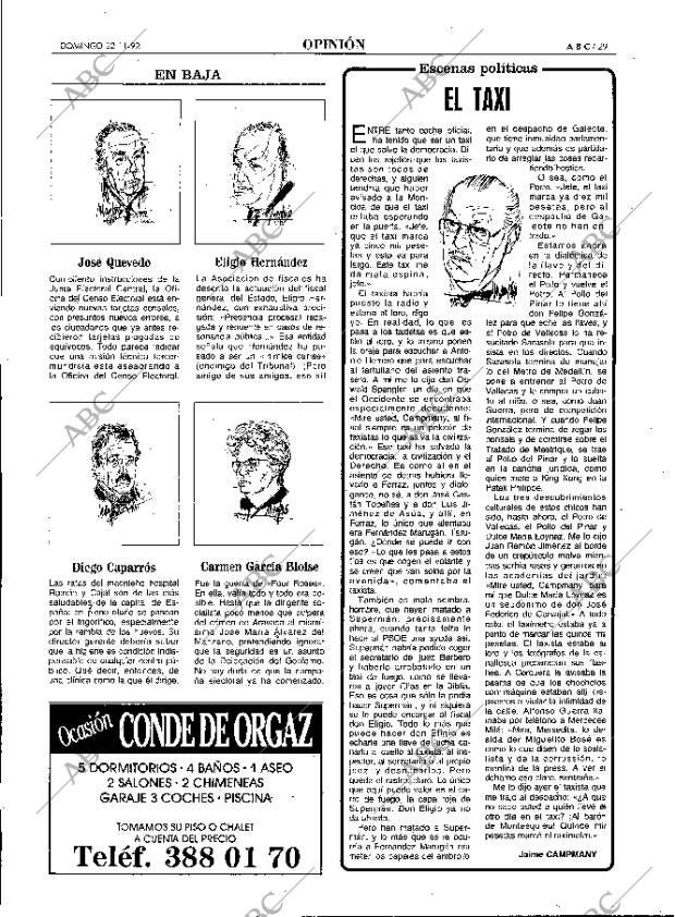 ABC MADRID 22-11-1992 página 29
