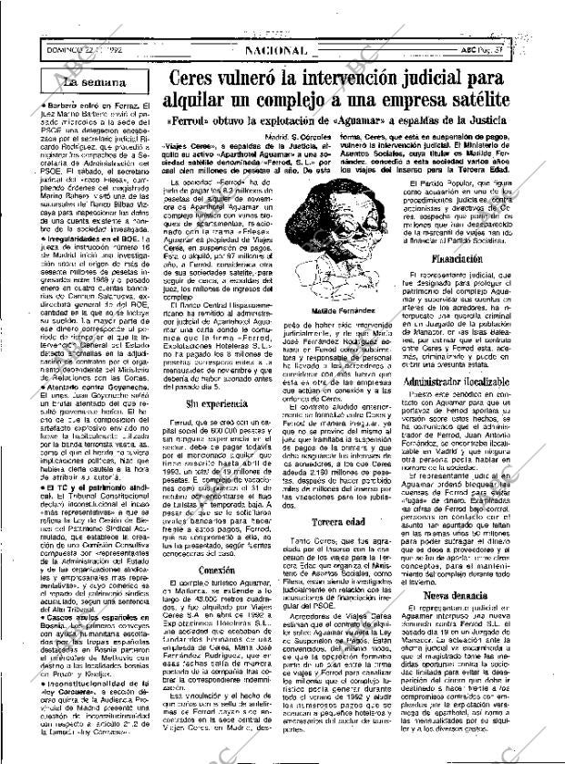 ABC MADRID 22-11-1992 página 31