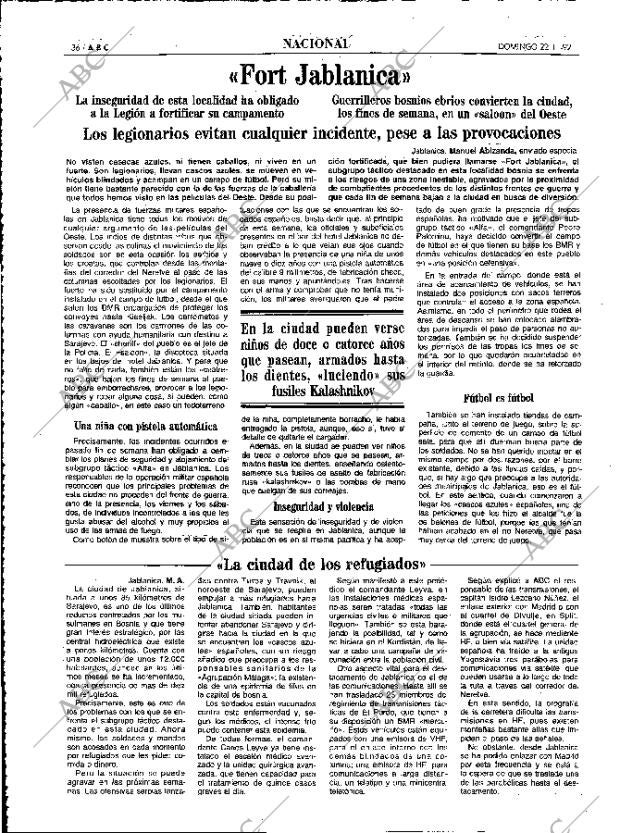ABC MADRID 22-11-1992 página 36