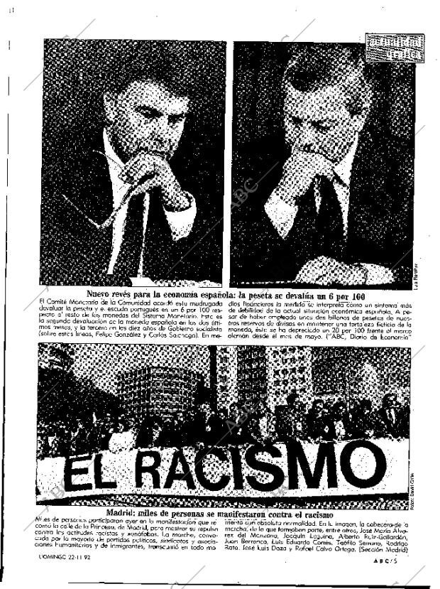 ABC MADRID 22-11-1992 página 5