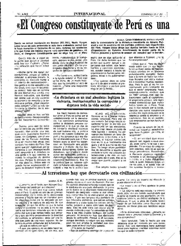 ABC MADRID 22-11-1992 página 50