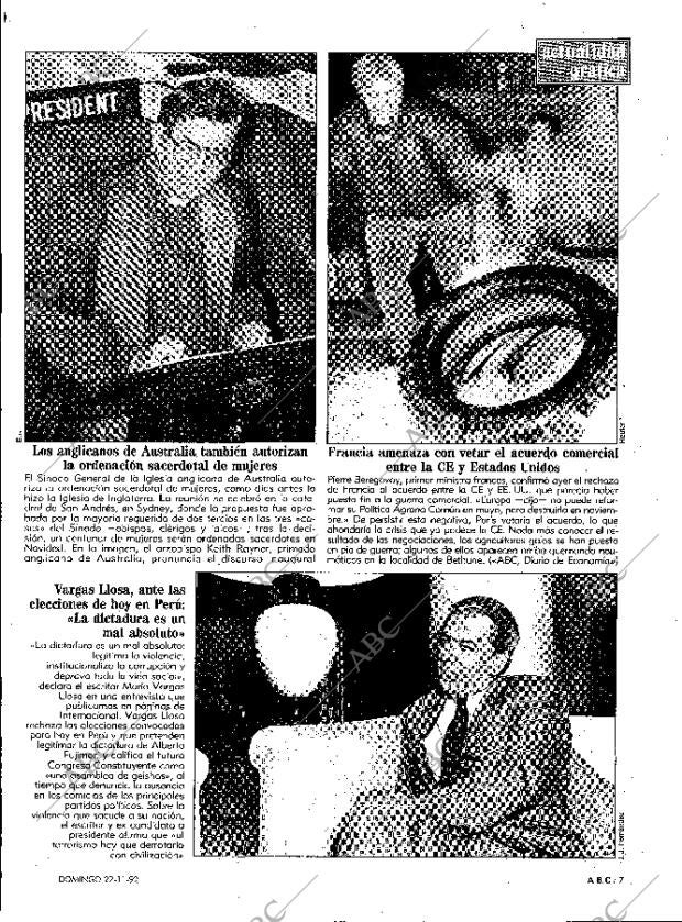 ABC MADRID 22-11-1992 página 7