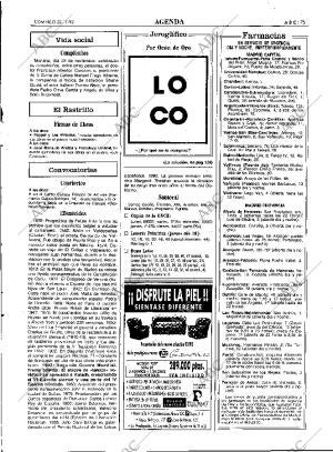 ABC MADRID 22-11-1992 página 75