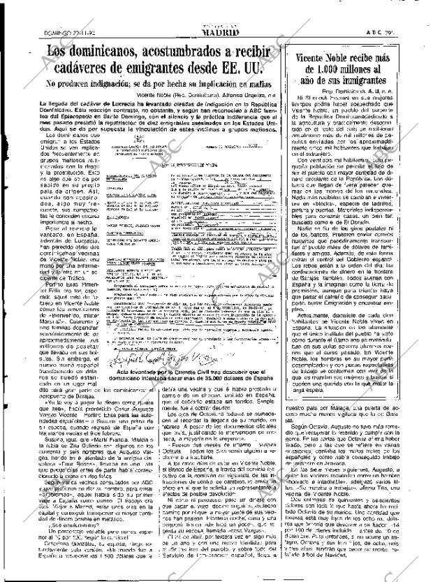 ABC MADRID 22-11-1992 página 79