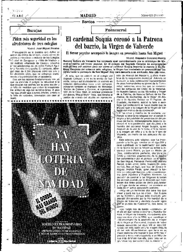 ABC MADRID 22-11-1992 página 82