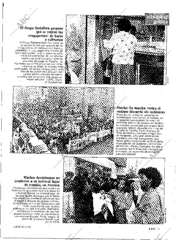 ABC MADRID 23-11-1992 página 13