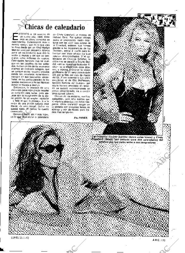 ABC MADRID 23-11-1992 página 135