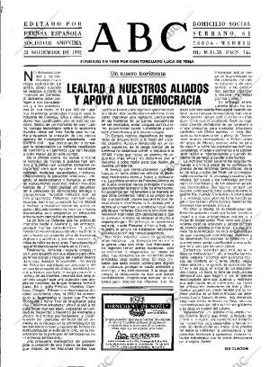 ABC MADRID 23-11-1992 página 3