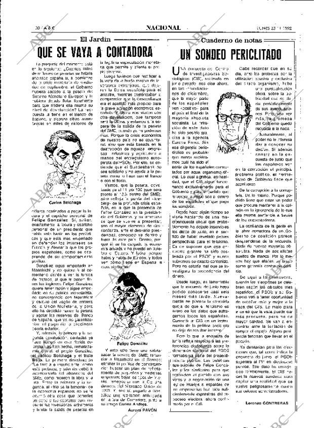 ABC MADRID 23-11-1992 página 30