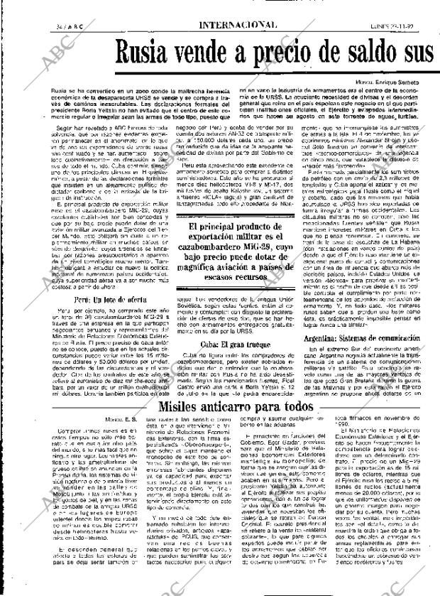 ABC MADRID 23-11-1992 página 34