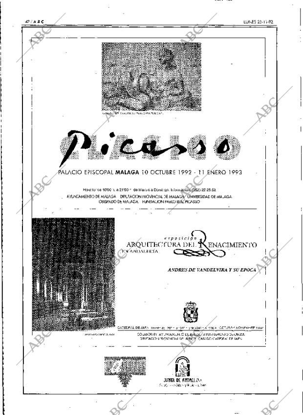 ABC MADRID 23-11-1992 página 42
