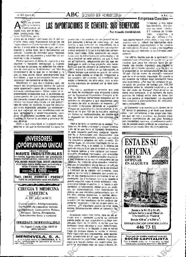 ABC MADRID 23-11-1992 página 51