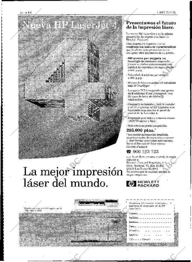 ABC MADRID 23-11-1992 página 54