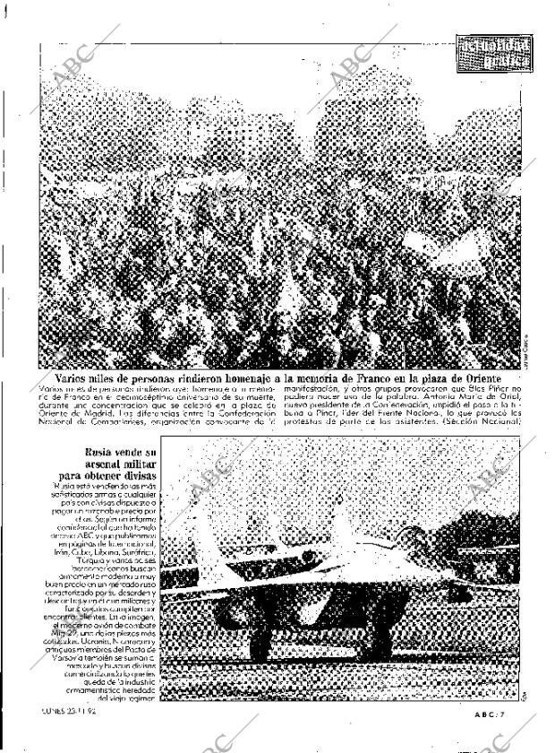 ABC MADRID 23-11-1992 página 7