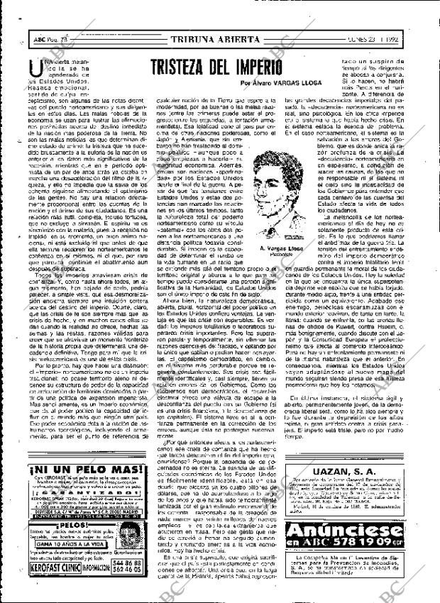 ABC MADRID 23-11-1992 página 78