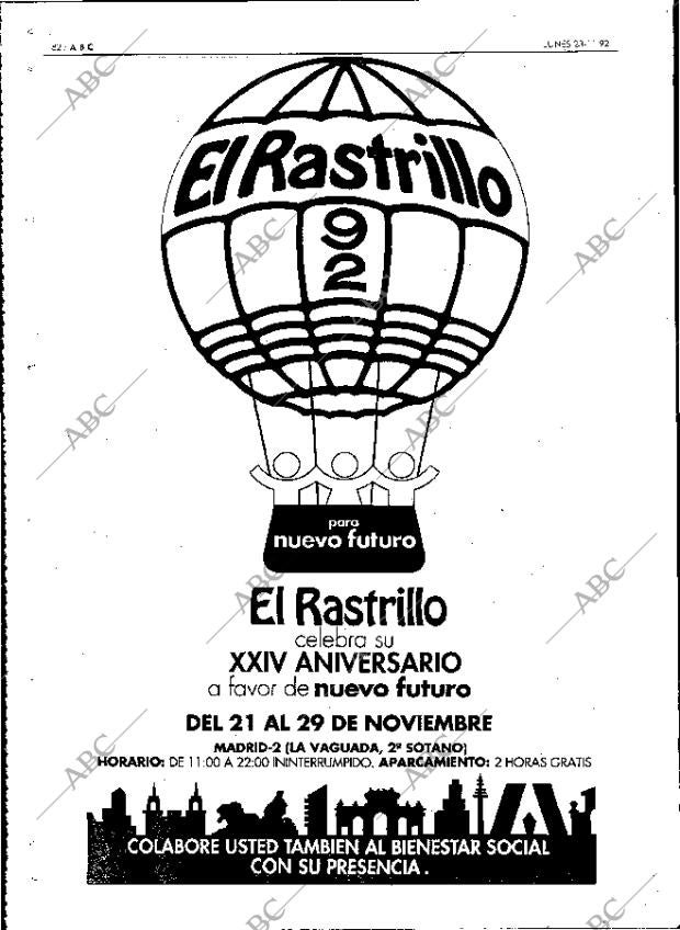 ABC MADRID 23-11-1992 página 82