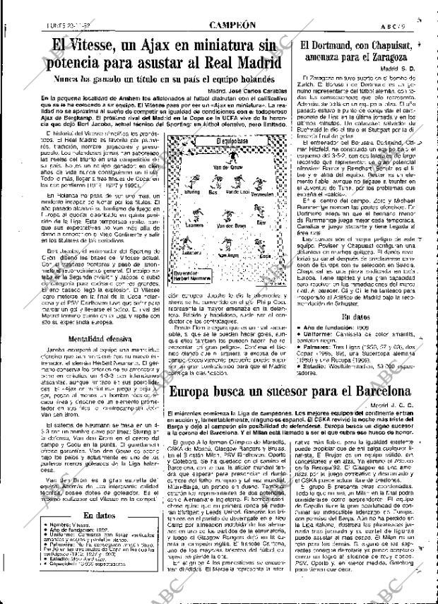 ABC MADRID 23-11-1992 página 91