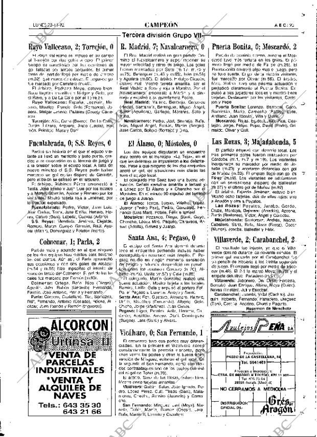 ABC MADRID 23-11-1992 página 95