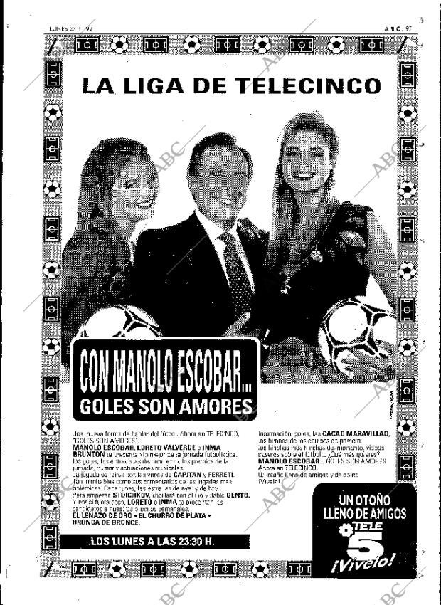 ABC MADRID 23-11-1992 página 97