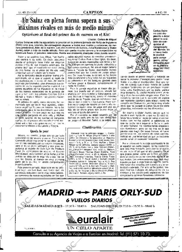 ABC MADRID 23-11-1992 página 99