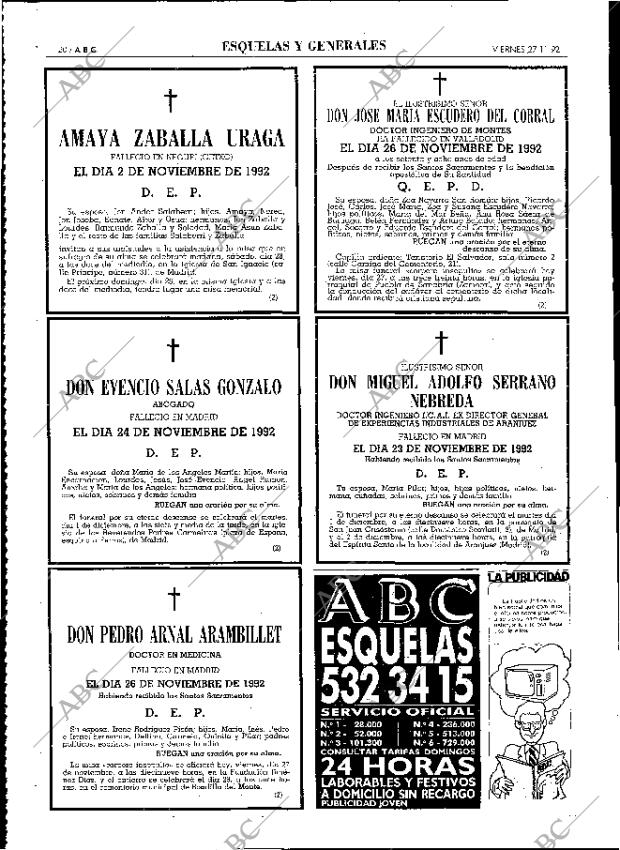 ABC MADRID 27-11-1992 página 120