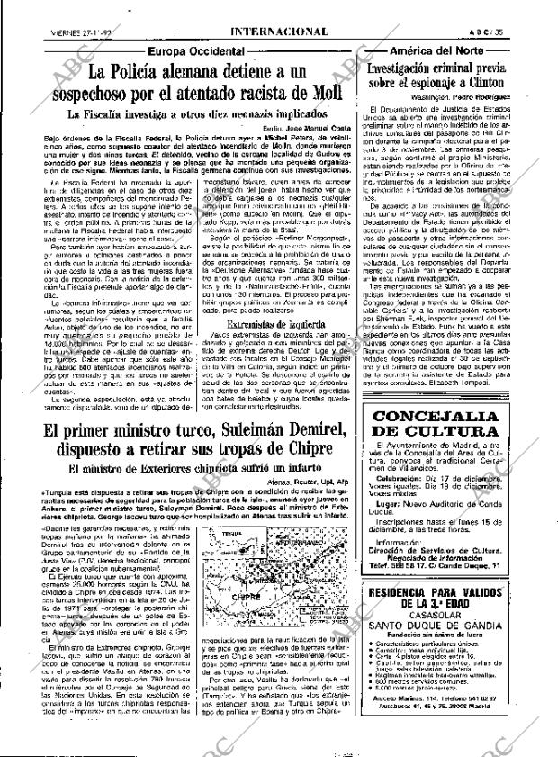 ABC MADRID 27-11-1992 página 35