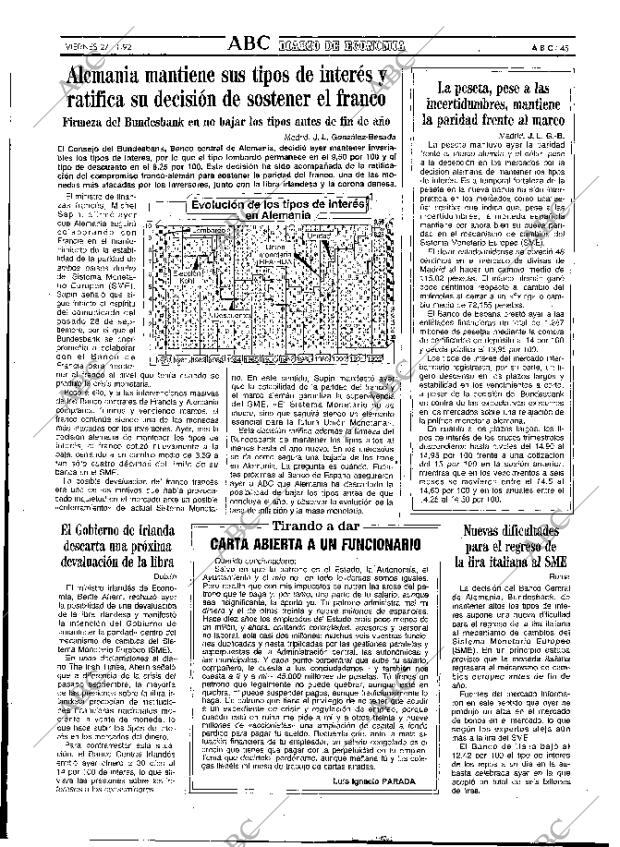 ABC MADRID 27-11-1992 página 45