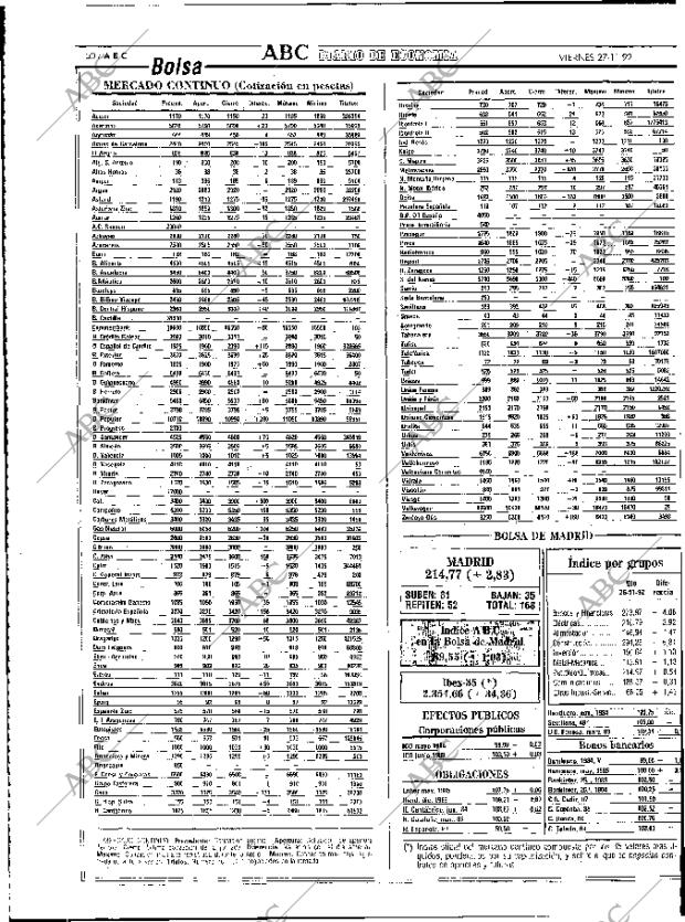 ABC MADRID 27-11-1992 página 50