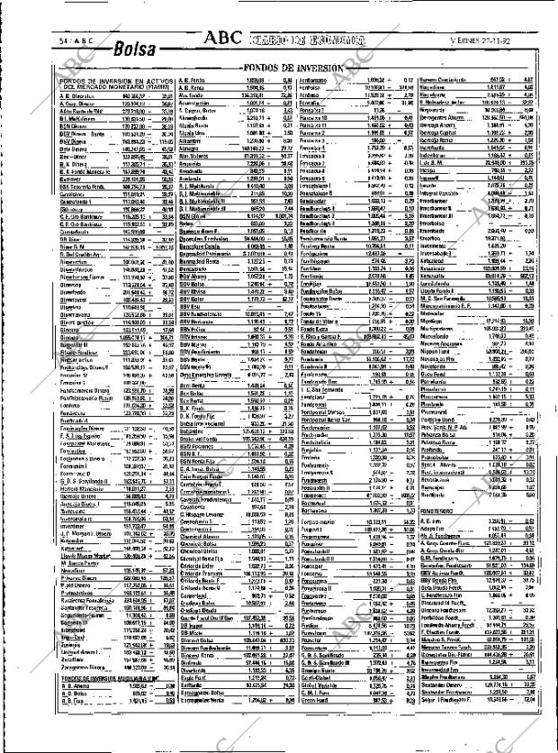 ABC MADRID 27-11-1992 página 54