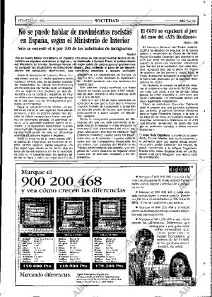 ABC MADRID 27-11-1992 página 85