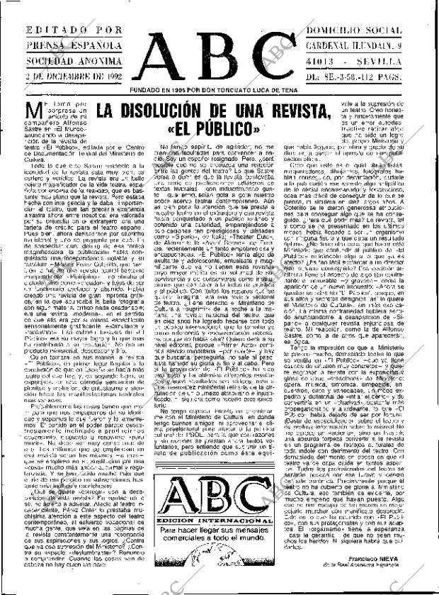 ABC SEVILLA 02-12-1992 página 3