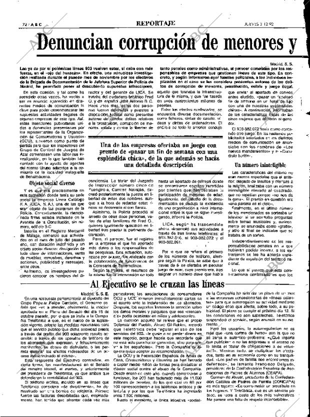 ABC MADRID 03-12-1992 página 72