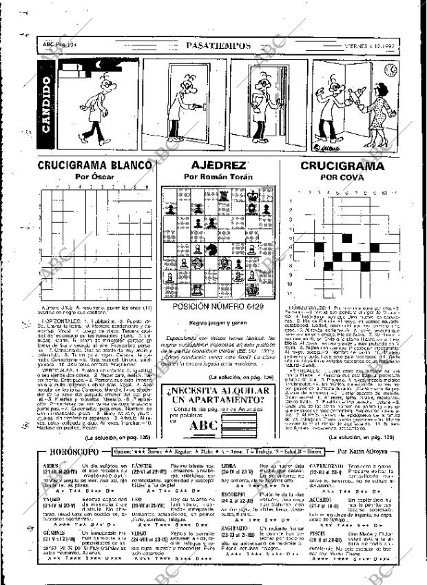 ABC MADRID 04-12-1992 página 134