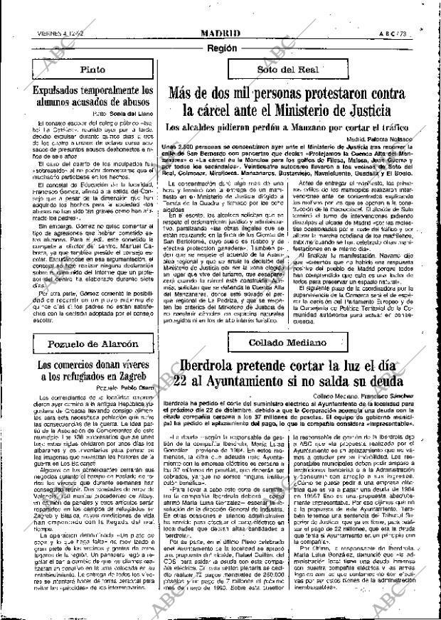 ABC MADRID 04-12-1992 página 73