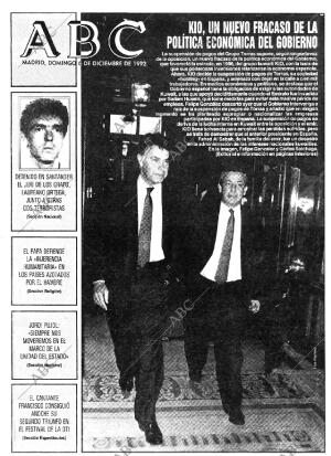 ABC MADRID 06-12-1992 página 1