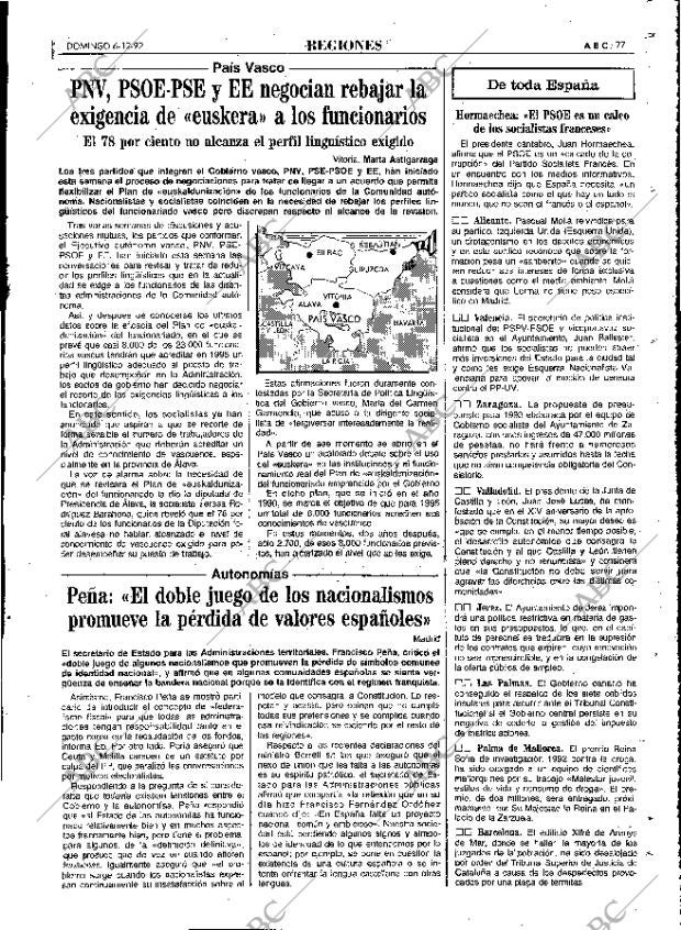 ABC MADRID 06-12-1992 página 77