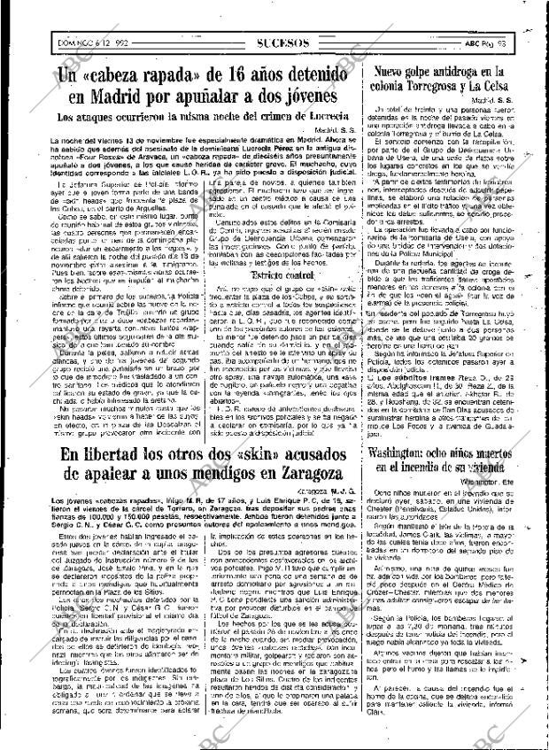 ABC MADRID 06-12-1992 página 93