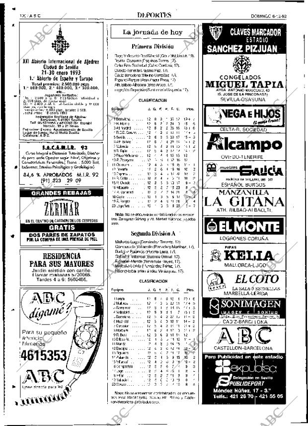 ABC SEVILLA 06-12-1992 página 100