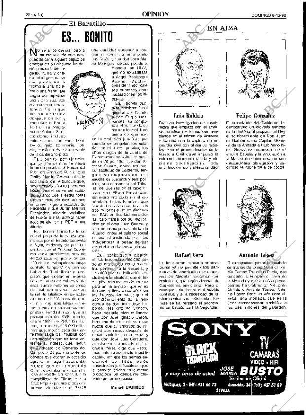 ABC SEVILLA 06-12-1992 página 22