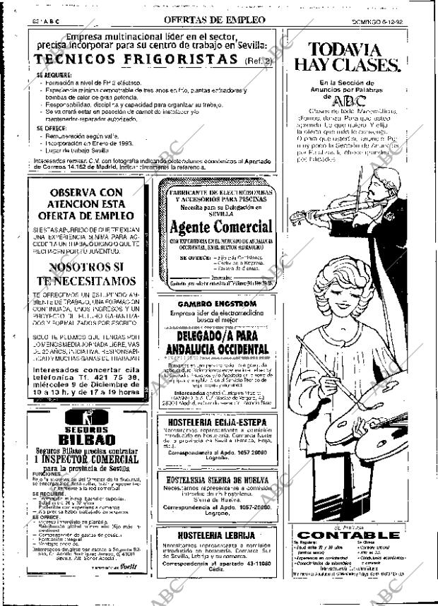 ABC SEVILLA 06-12-1992 página 82