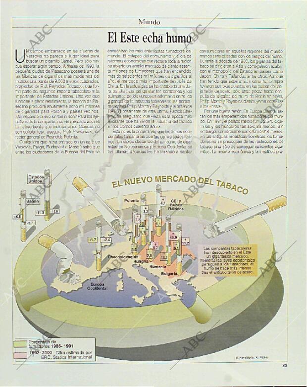 BLANCO Y NEGRO MADRID 06-12-1992 página 23