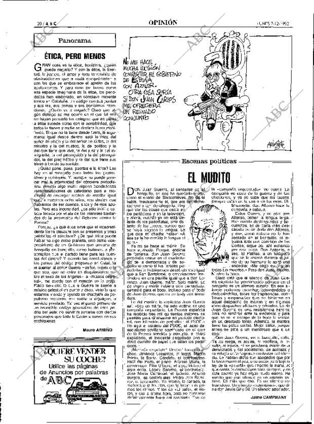 ABC MADRID 07-12-1992 página 20