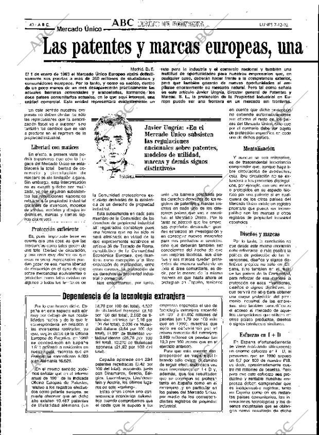 ABC MADRID 07-12-1992 página 40