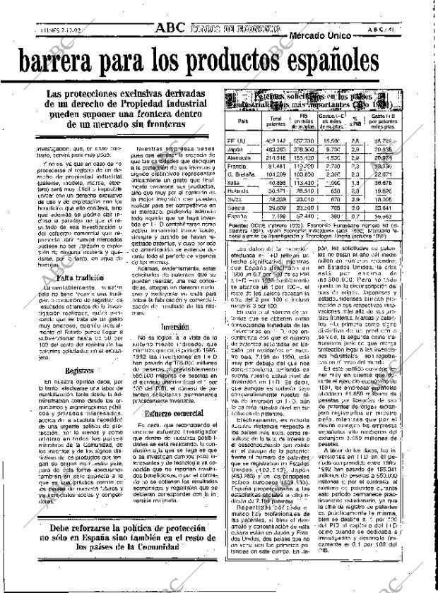 ABC MADRID 07-12-1992 página 41