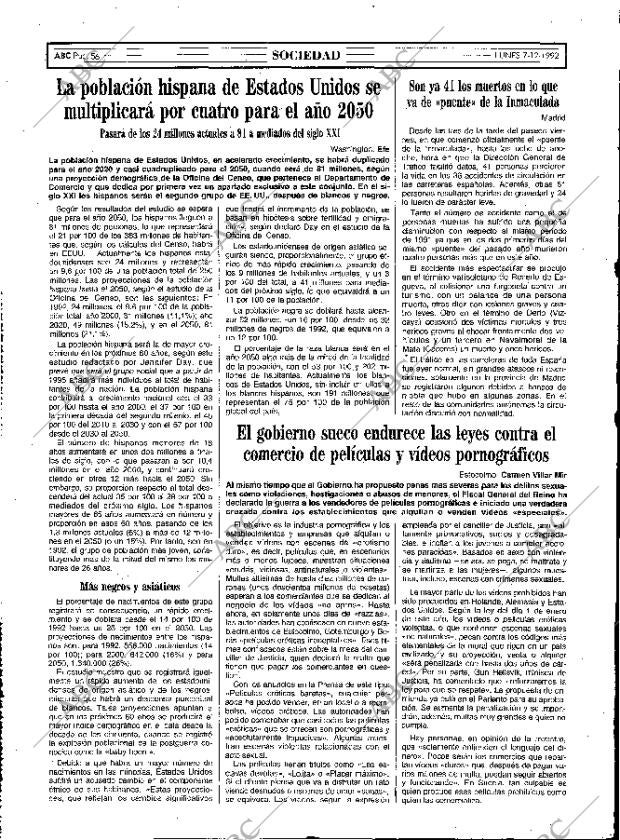 ABC MADRID 07-12-1992 página 56