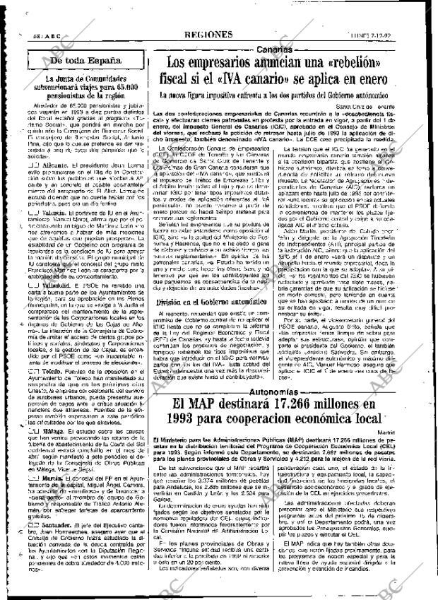 ABC MADRID 07-12-1992 página 68