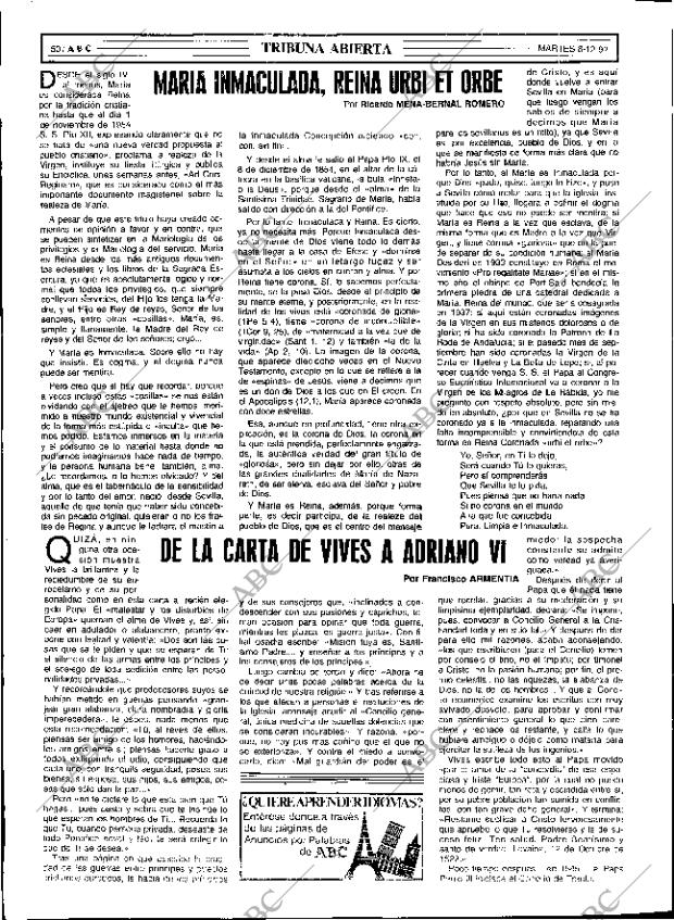 ABC SEVILLA 08-12-1992 página 50